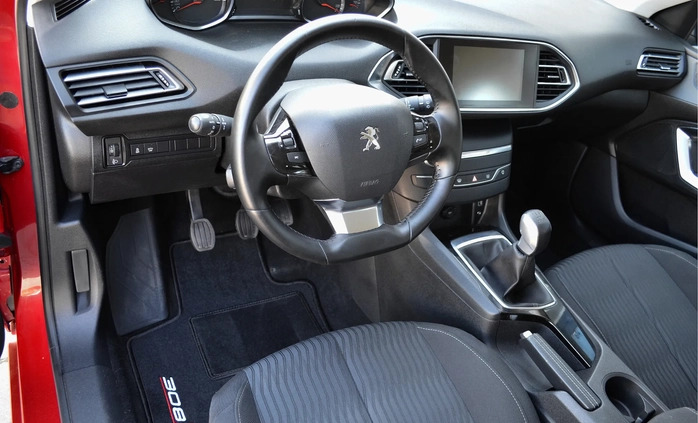 Peugeot 308 cena 34500 przebieg: 236000, rok produkcji 2016 z Brodnica małe 781